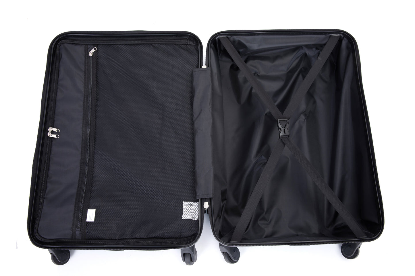 3 Piece Luggage Sets Lightweight Two Hooks Spinner Wheels