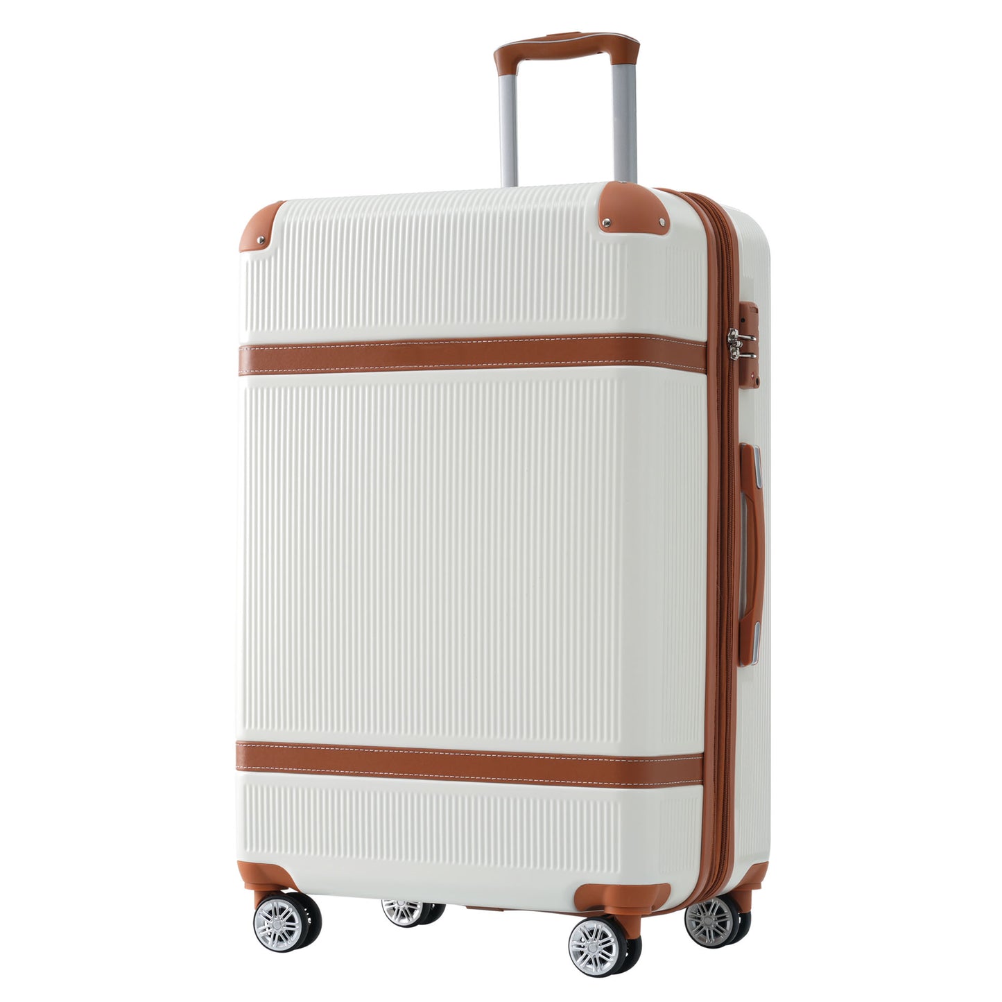 Hardshell Luggage Sets 3 Piece double spinner wheels TSA Lock Lightweight suitcase