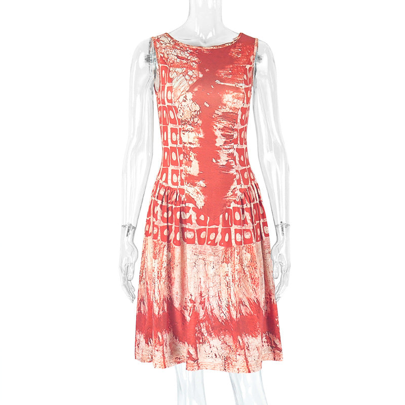 A-Line Round neck dress