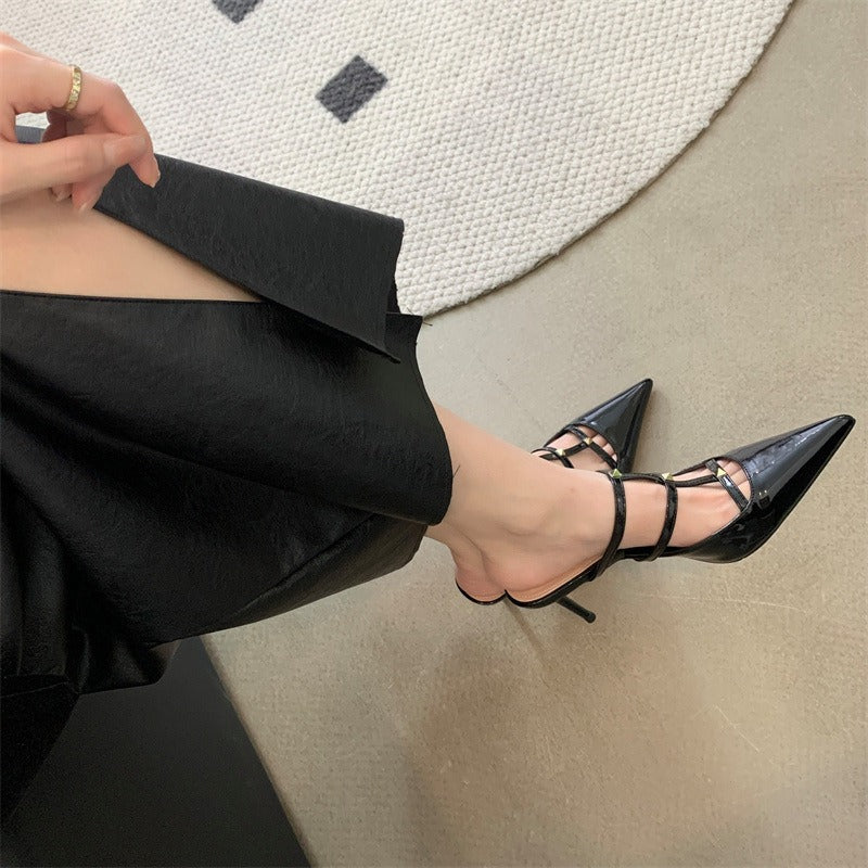 rivet strappy sandals