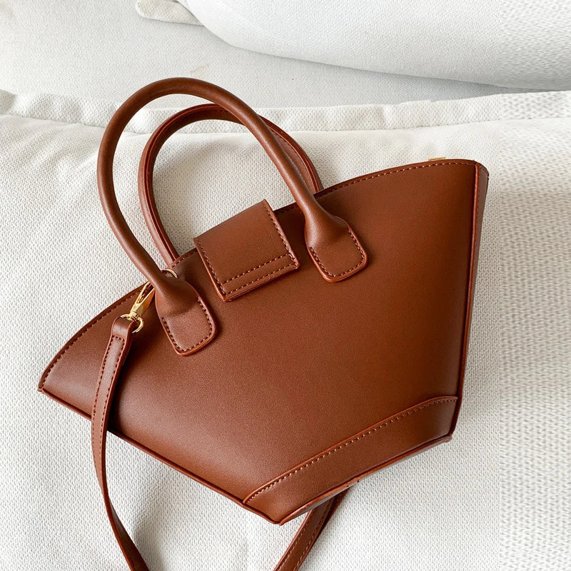 Vintage PU leather Shoulder Bag