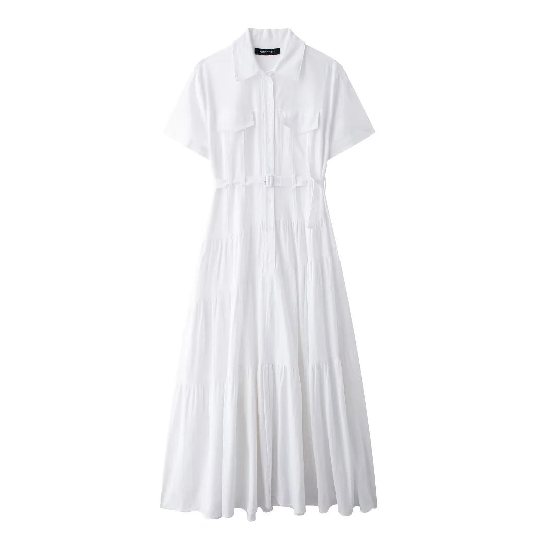 Belted Shirt dress