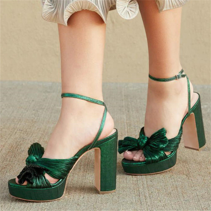 Thick Platform High Heel Sandals