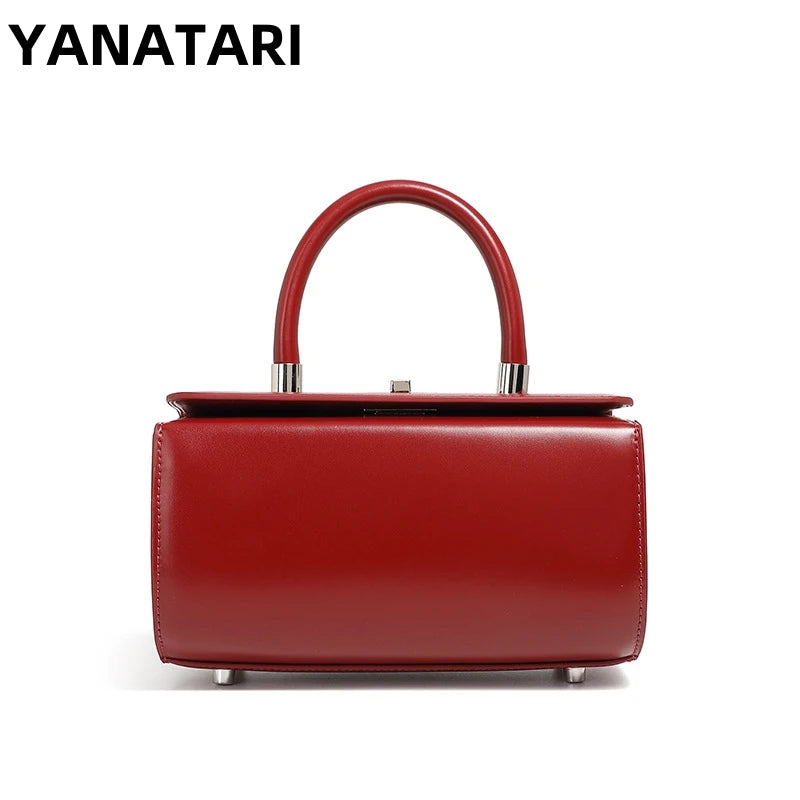 Genuine leather woman shoulder Handbag