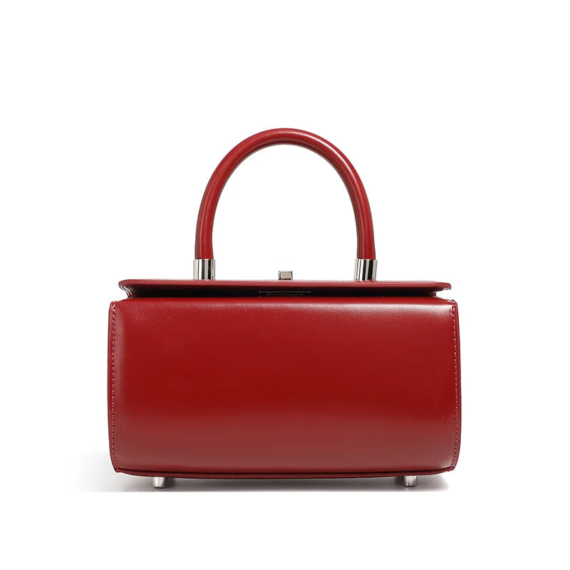 Genuine leather woman shoulder Handbag
