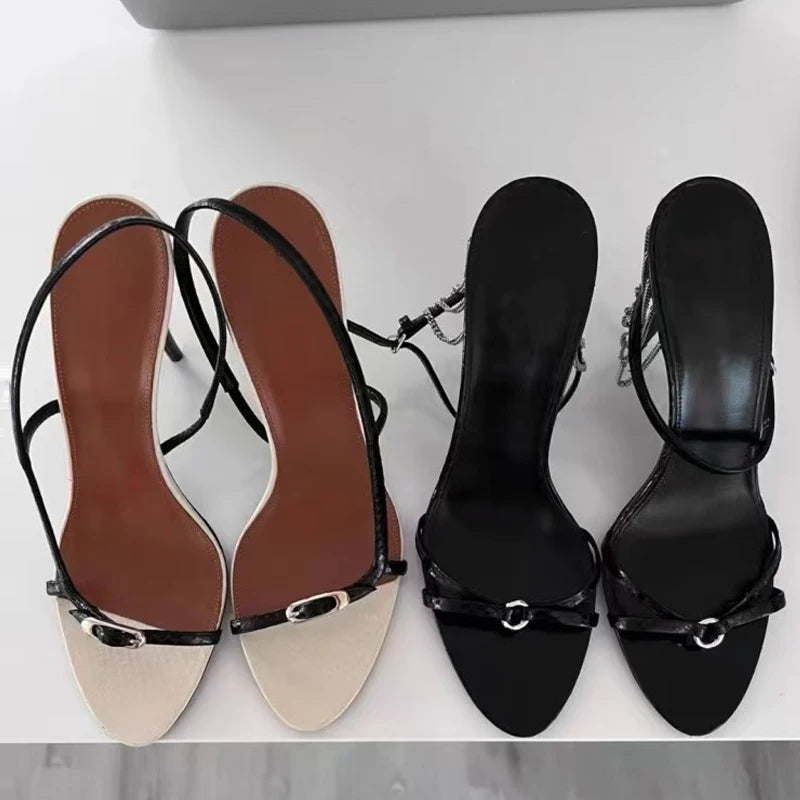 Toe Slip On Back Strap Sandals