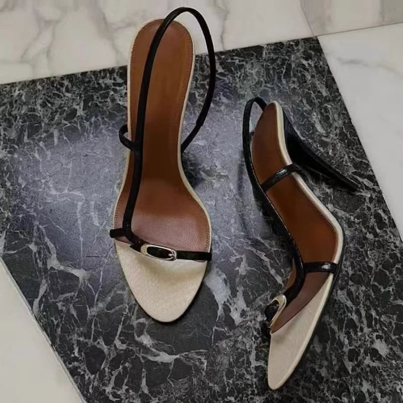 Toe Slip On Back Strap Sandals