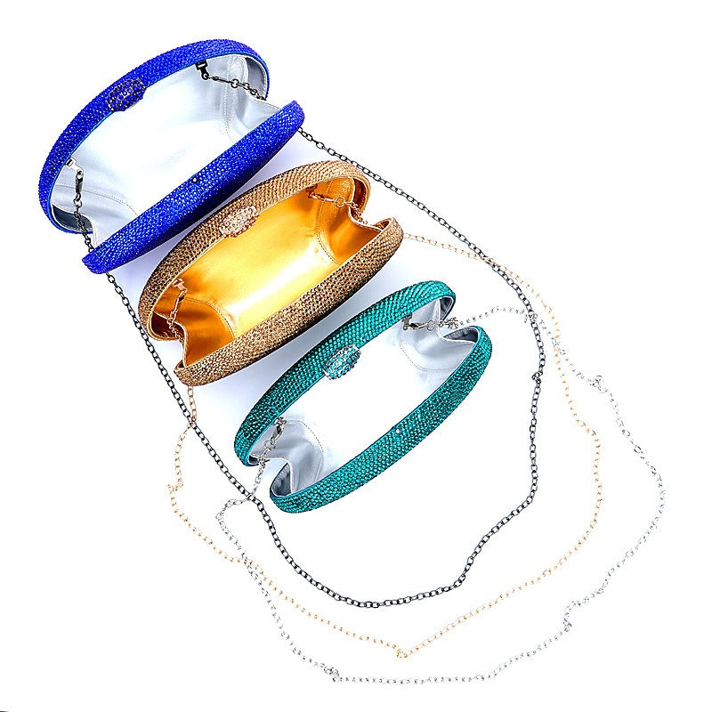 Crystal oval bag