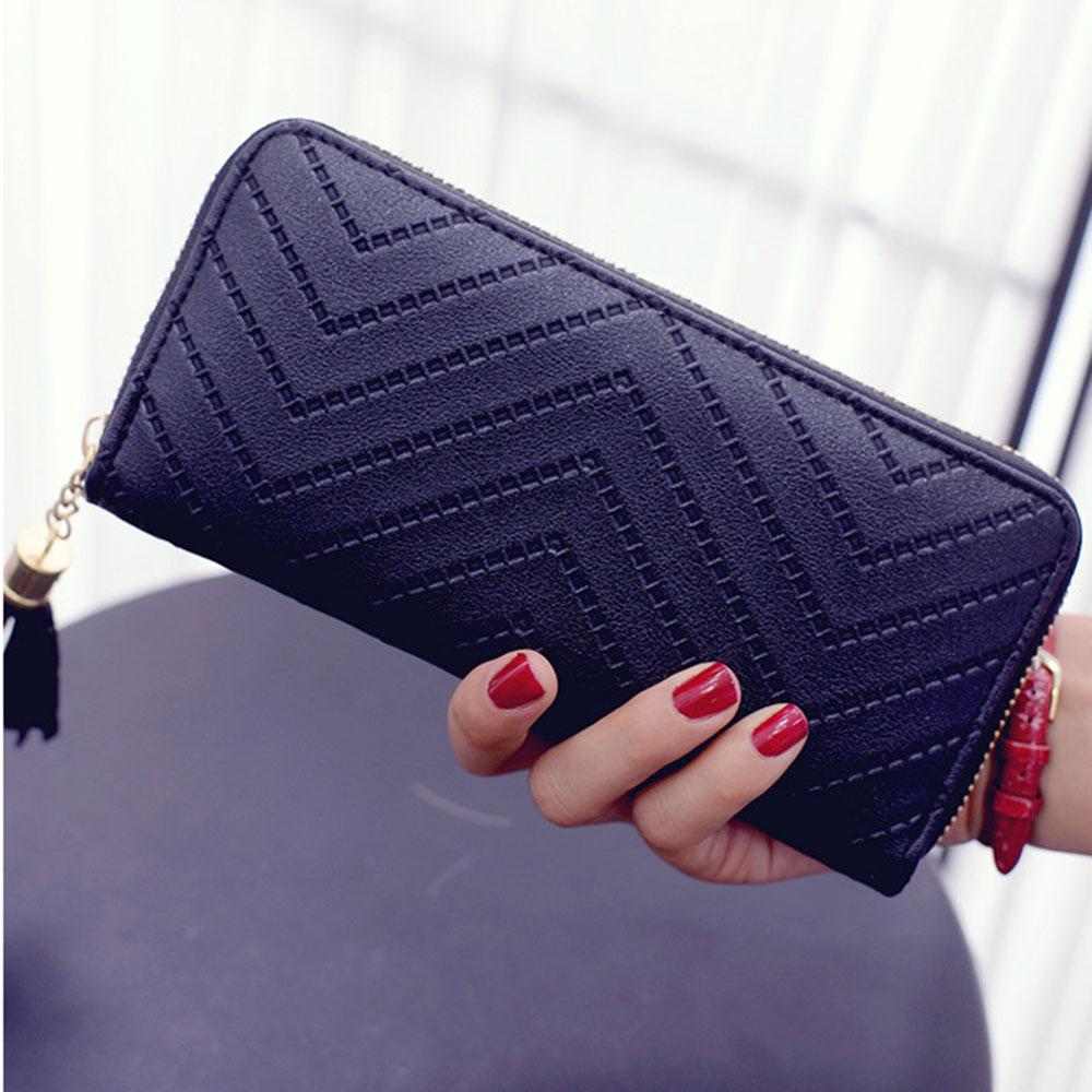 Leather Tassel Wallet