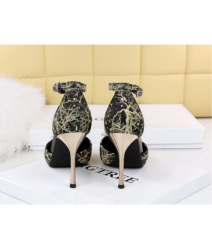 Pearl Flower High Heel pumps