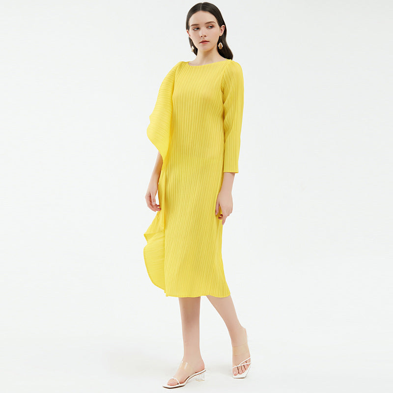 Asymmetrical high quality dress