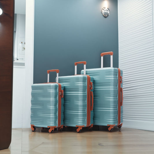 Hardshell Luggage Sets 3 Pcs Spinner Suitcase  TSA Lock Lightweight