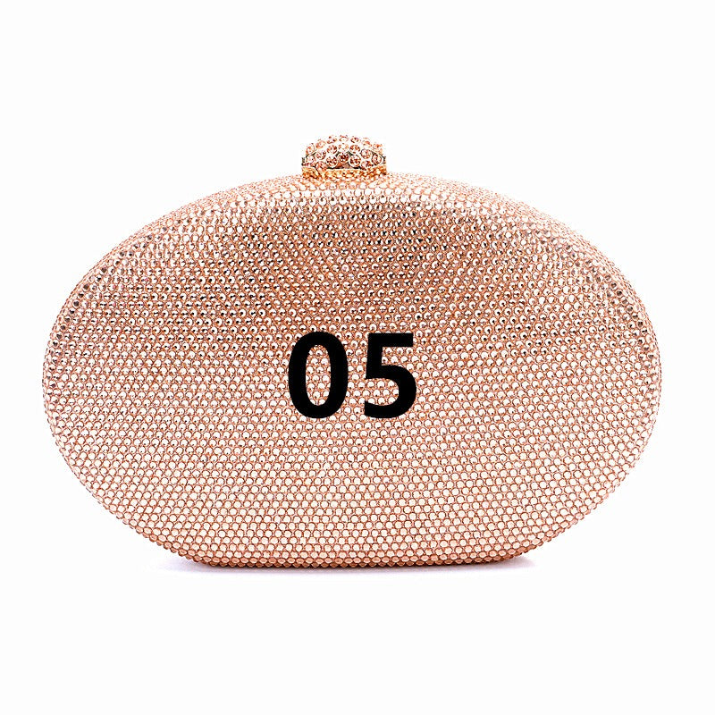 Crystal oval bag
