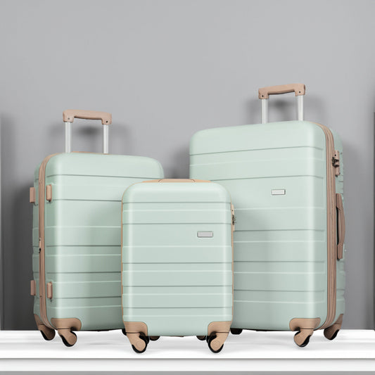 Expandable ABS Hardshell 3pcs Luggage