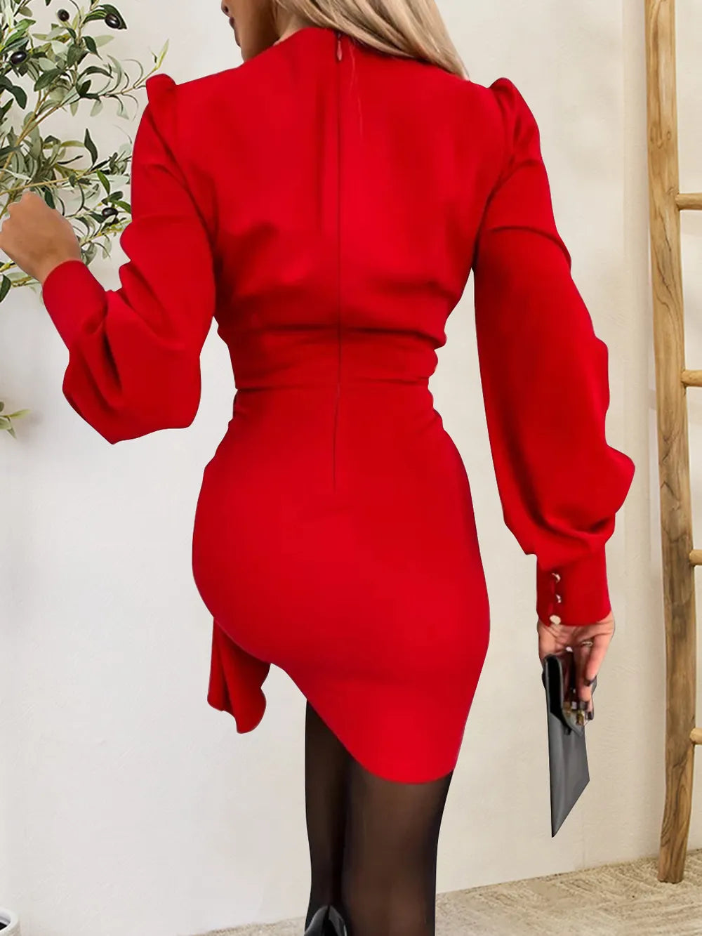 Surplice front   Dress