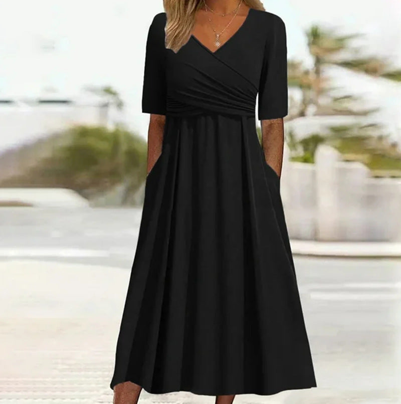 cross Front  dress