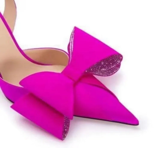 Bow Thin  Heel pumps