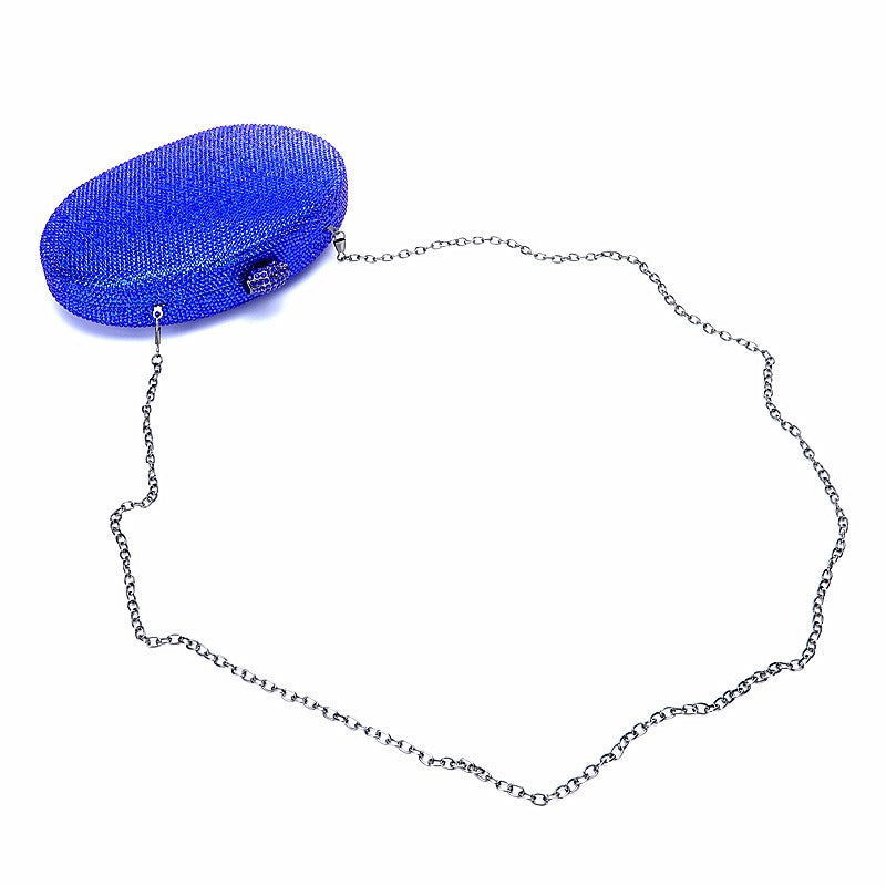 Crystal oval bag