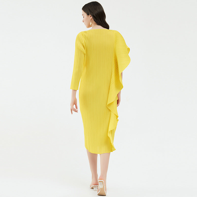 Asymmetrical high quality dress