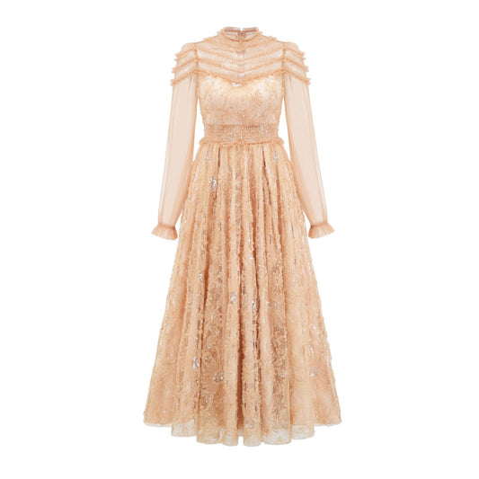 Lace  Sequins  High Waist dress
