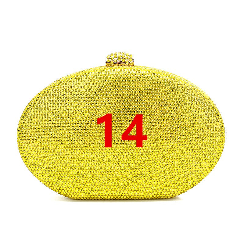 Crystal oval bag