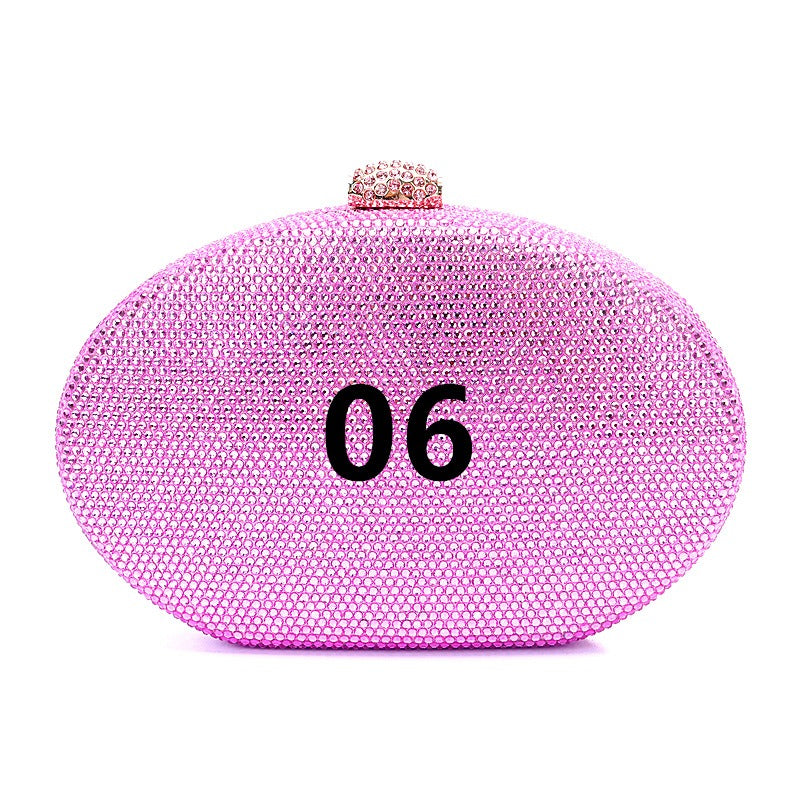 Crystal oval bag