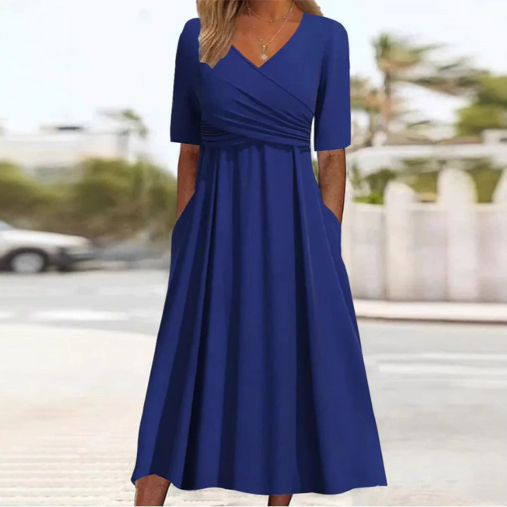 cross Front  dress