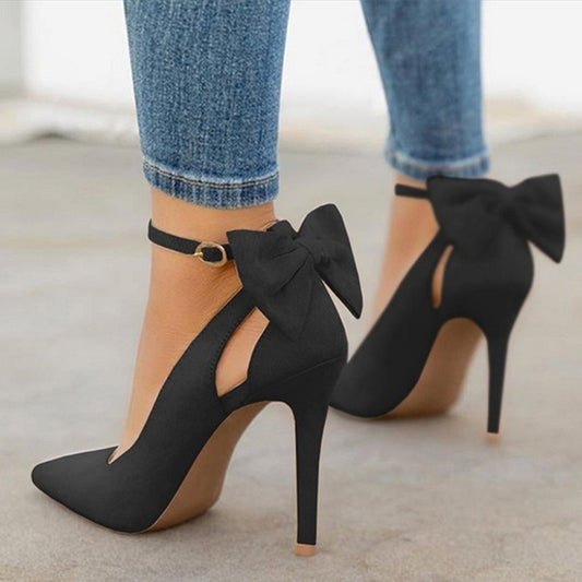 High Heels Butterfly bow pumps