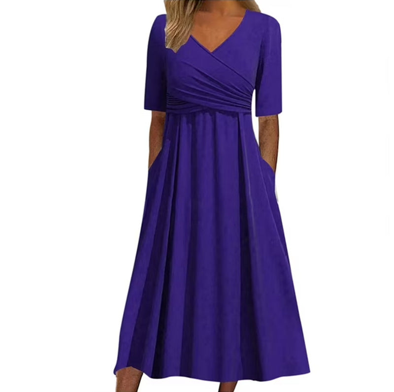 cross Front  dress