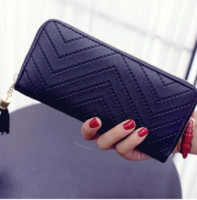 Leather Tassel Wallet