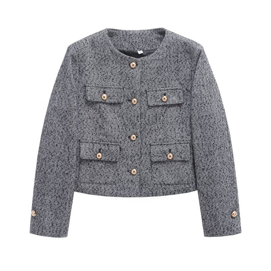textured woven jacket