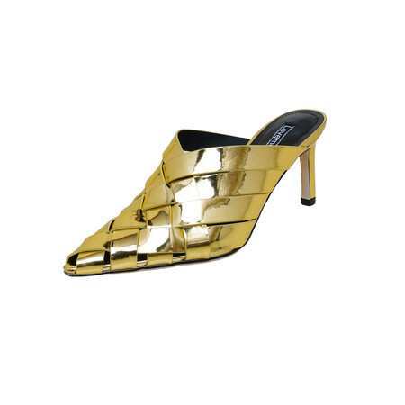 Strap Braided  Pointed Toe low heel
