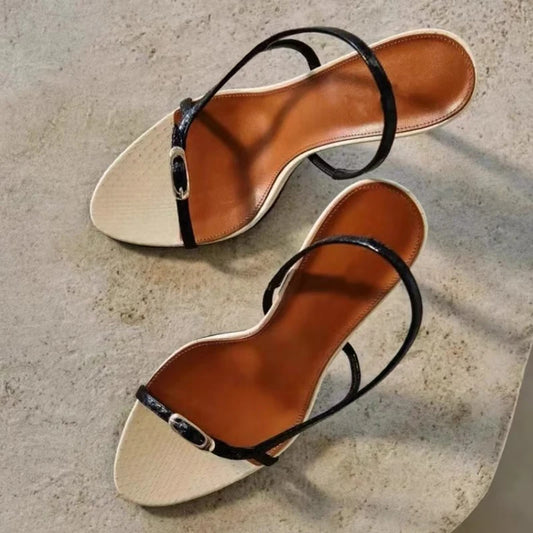 Toe Slip On Back Strap Sandals
